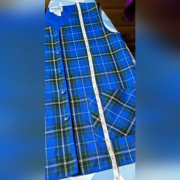 Vintage Wool Vest, Nova Scotia Tartan, EUC. - Picture 7 of 7